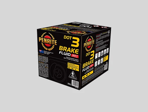 Custom brake Fluid Box Packaging